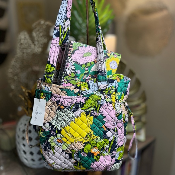NWT Vera Bradley Glenna Satchel & Notebook BLOOM BOOM BUNDLE (RETIRED PATTERN) - Picture 10 of 16